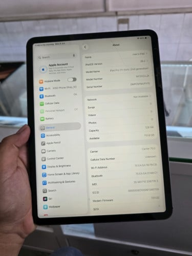 iPad Pro 2020 11" 128GB Sim បែកកញ្ចក់