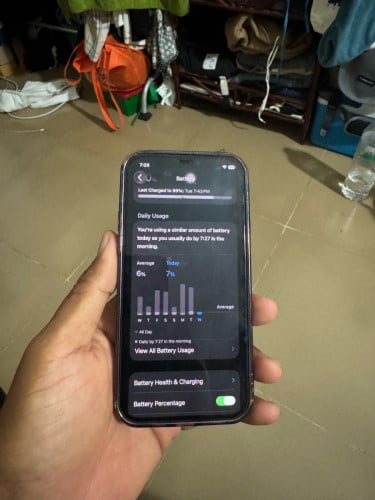 iPhone 12 128g នៅស្អាតសំនុំ សុីន