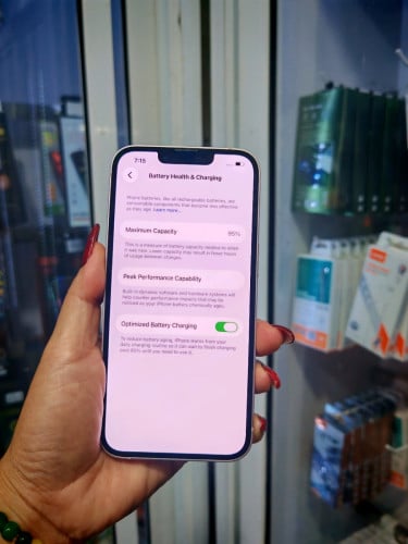 iPhone 13/128GB/LLថ្ម95%តួរស្អាតសុីនសានុំ