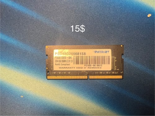 Secondhand Laptop Parts Bundle - RAM, SSDs, HDDs for Sale