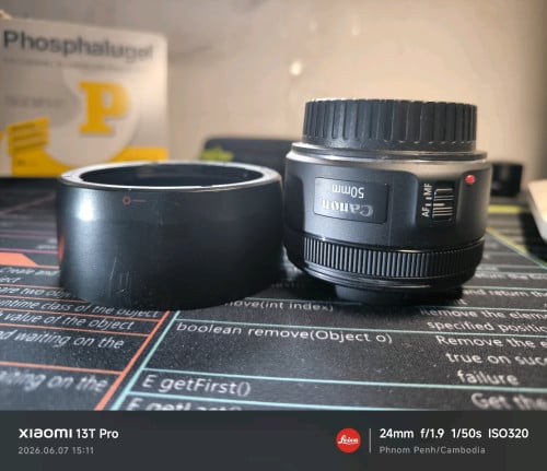 Lens Canon 50 mm