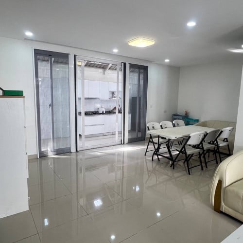Link house for rent Borey Orkide Chroychangva 6A