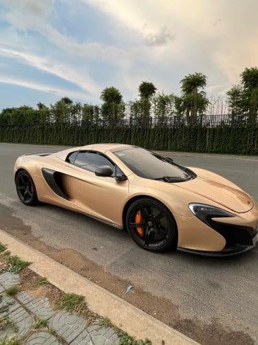 McLaren 650S Spider 2015 - Gold - For Rent in Phnom Penh