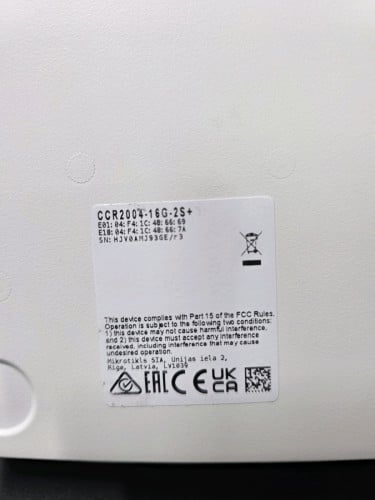 Mikrotik CCR2004-16G-2S+