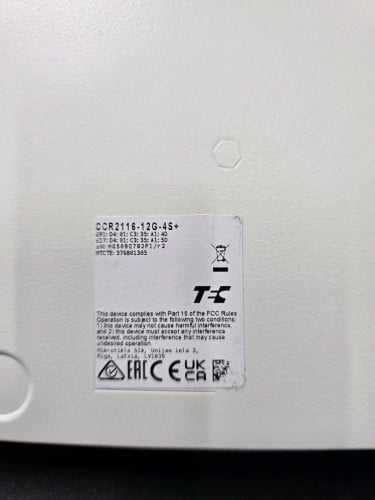 Mikrotik CCR2116-12G-4S+
