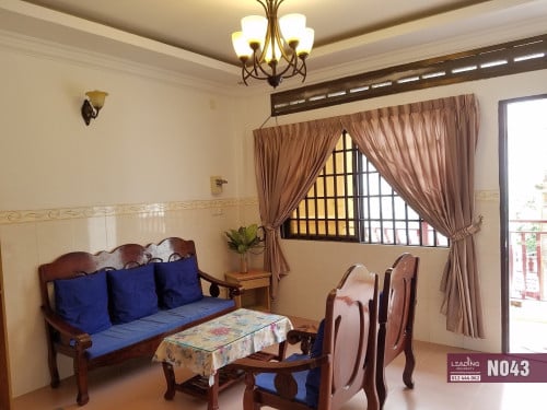 N043 | Daun Penh, Royal Palace nearby 1 Bedroom Fully Furnished Apartment