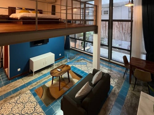 N1032 | Beautiful Loft Apartment in BKK3 For Rent