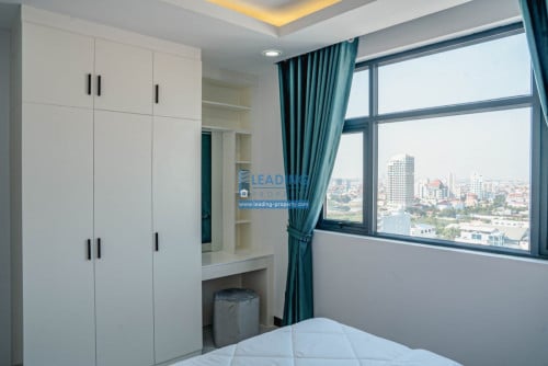 N1039 | Serviced Apartment 2 Bedrooms with Gym, Pool, Cleaning For Rent