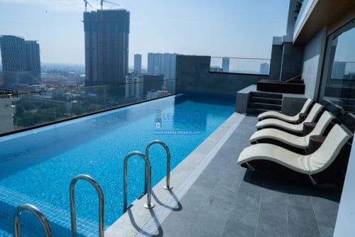 N1040 | Serviced Apartment 2 Bedrooms with Gym, Pool, Cleaning For Rent