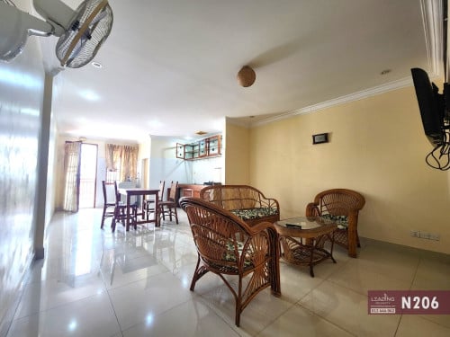 N206 | Fully Furnished 2 Bedrooms Apartment For Rent in Toul Tom Pong (Russian Mar