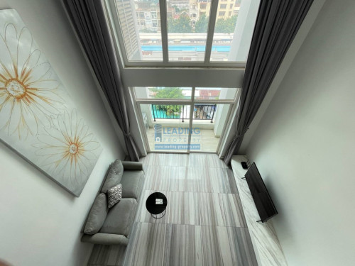 N227 | Tonle Basac Area 1 Bedroom Gym and Pool Apartment For Rent