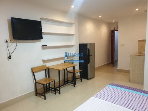 N261 | Elevator Studio Apartment For Rent in BKK2
