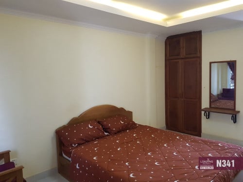 N341 | Furnished Studio Apartment For Rent With Private Balcony in BKK3 For Rent