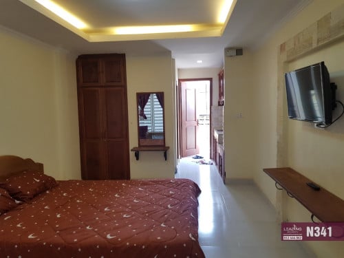 N341 | Furnished Studio Apartment For Rent With Private Balcony in BKK3 For Rent