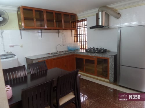 N356 | 3 Bedrooms Flat Apartment Fully Furnished For Rent in BKK3