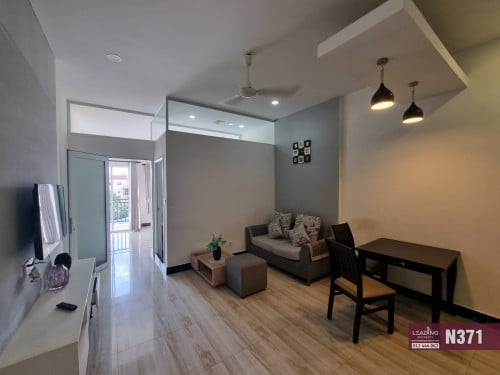 N371 | Nice Western Apartment 1 Bed Unit For Rent Near Boeng Trabek Market