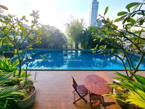 N375 | BKK1 - Nice Serviced Apartment 1 Bedroom with Pool and Gym