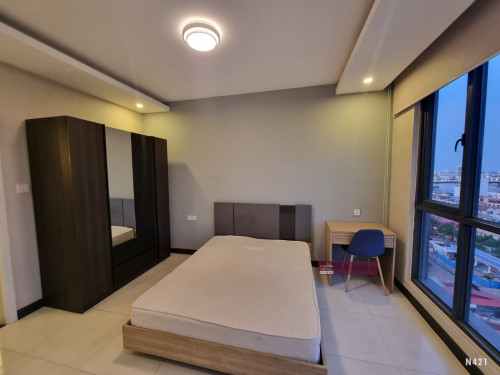 N421 | Rooftop Pool and Gym Serviced Apartment 1 Bedroom For Rent Near Exchange Sq