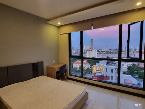 N421 | Rooftop Pool and Gym Serviced Apartment 1 Bedroom For Rent Near Exchange Sq