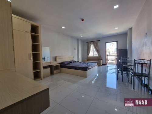 N448 | Nice Studio Apartment For Rent with Elevator in Toul Tom Pong Area