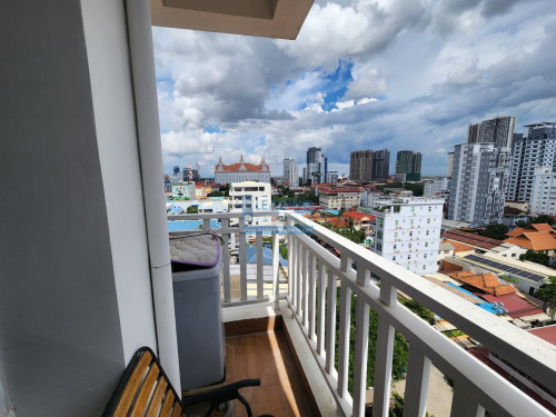 N472 | Bright Condo 1 Bedroom For Rent in Boeng Trabek Area