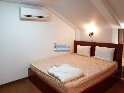 N591 | Top Floor Peaceful 1 Bedroom Serviced Apartment For Ren in Boeng Trabek