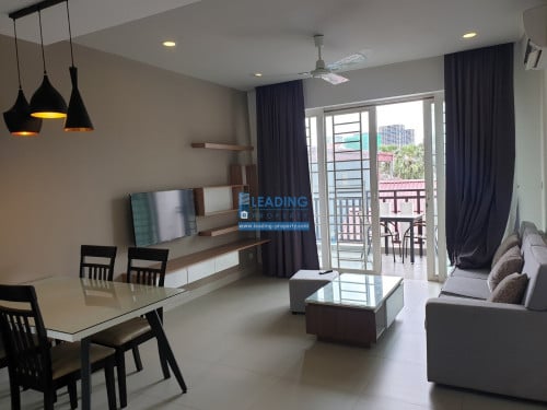 N635  | Western Apartment 2 Bedrooms with Gym and Pool For Rent in Beong Trabek