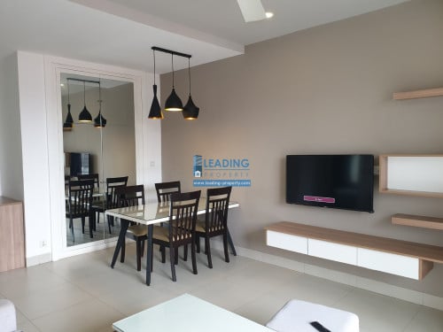N635  | Western Apartment 2 Bedrooms with Gym and Pool For Rent in Beong Trabek