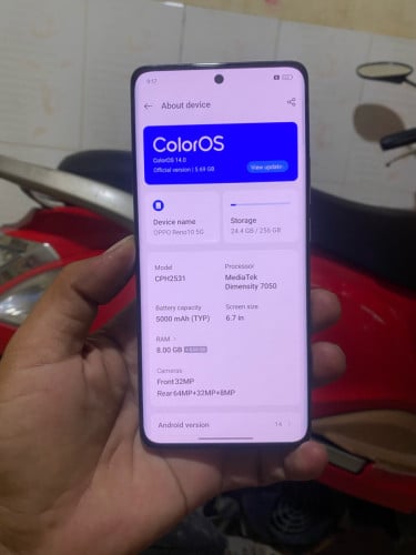 Oppo Reno 10 5G sim 2 / 8g /256g /global /zin /98%