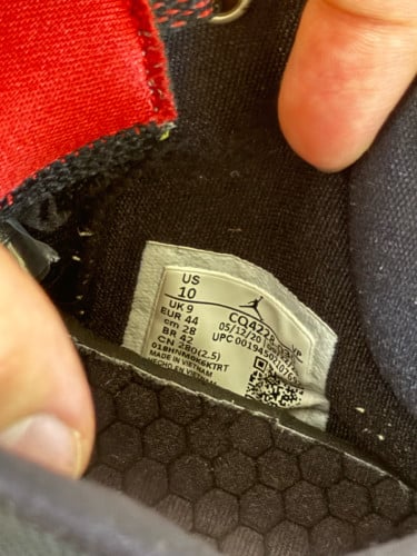 ✅ORIGINAL 100% Air Jordan 34 PF Bred Size 44