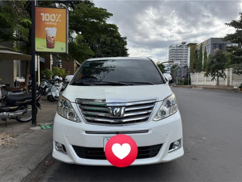 TOYOTA. ALPHARD 013 FULL OPTION V4 ប៉ុង1 ដំបូលបើក២តង់ ទ្វារអូត២សន្លឹក ទ្វារក្រោយបឺត