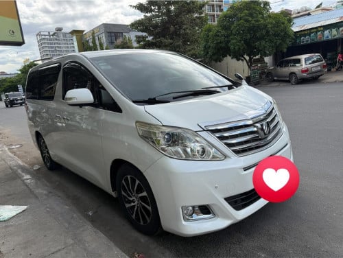 TOYOTA. ALPHARD 013 FULL OPTION V4 ប៉ុង1 ដំបូលបើក២តង់ ទ្វារអូត២សន្លឹក ទ្វារក្រោយបឺត