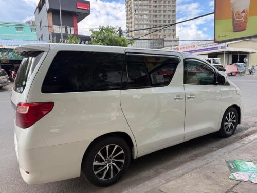 TOYOTA. ALPHARD 013 FULL OPTION V4 ប៉ុង1 ដំបូលបើក២តង់ ទ្វារអូត២សន្លឹក ទ្វារក្រោយបឺត
