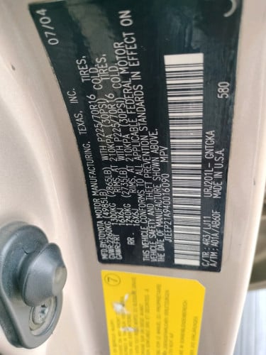 Toyota Highlander 04 Full Option