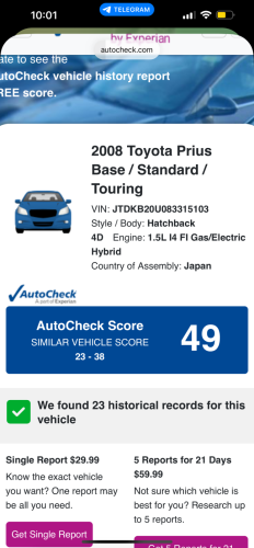 Toyota Prius 08 full option