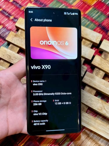 Vivo X90 Original all part Global version Ram 12g/256g