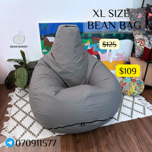 XL Size Bean Bag សាឡុងអង្គុយគ្រាប់ស្នោ​