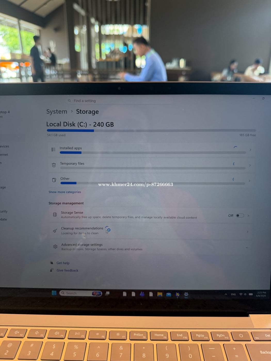 Surface laptop 4 core i7-11th 99%
