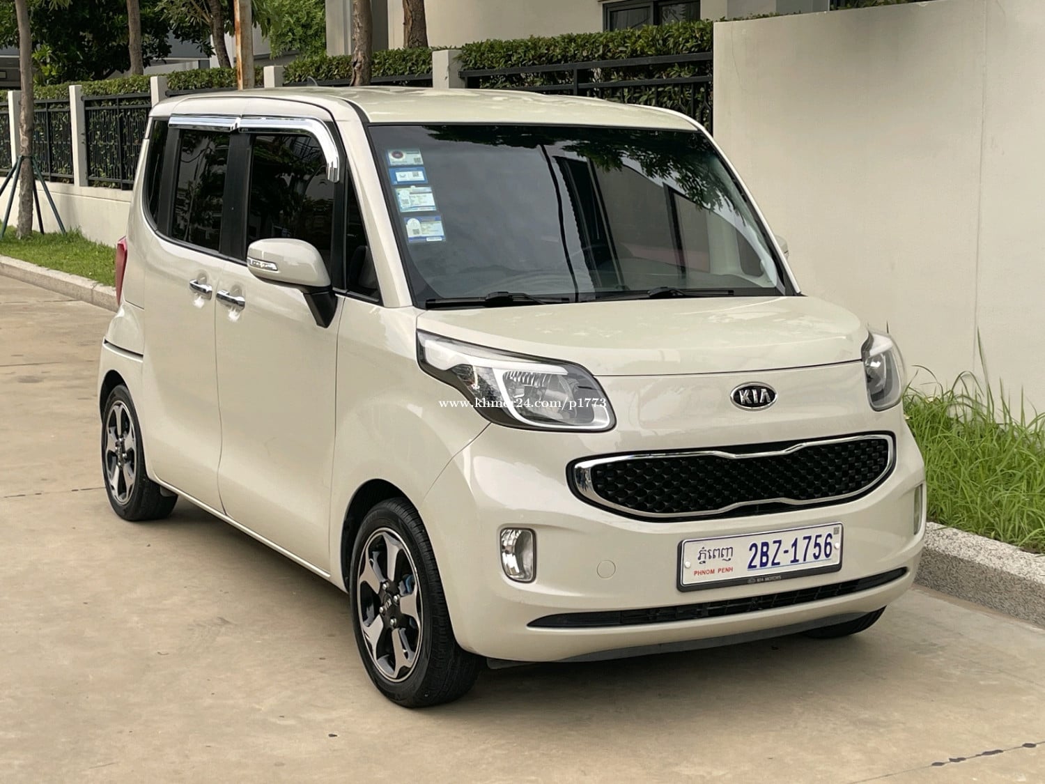Kia Ray ឆ្នាំ 012 Full Option ម្ចាស់ដើមថែខ្លាំង! តូចច្រឡឹង រាងស្អាត ទាន់សម័យ!