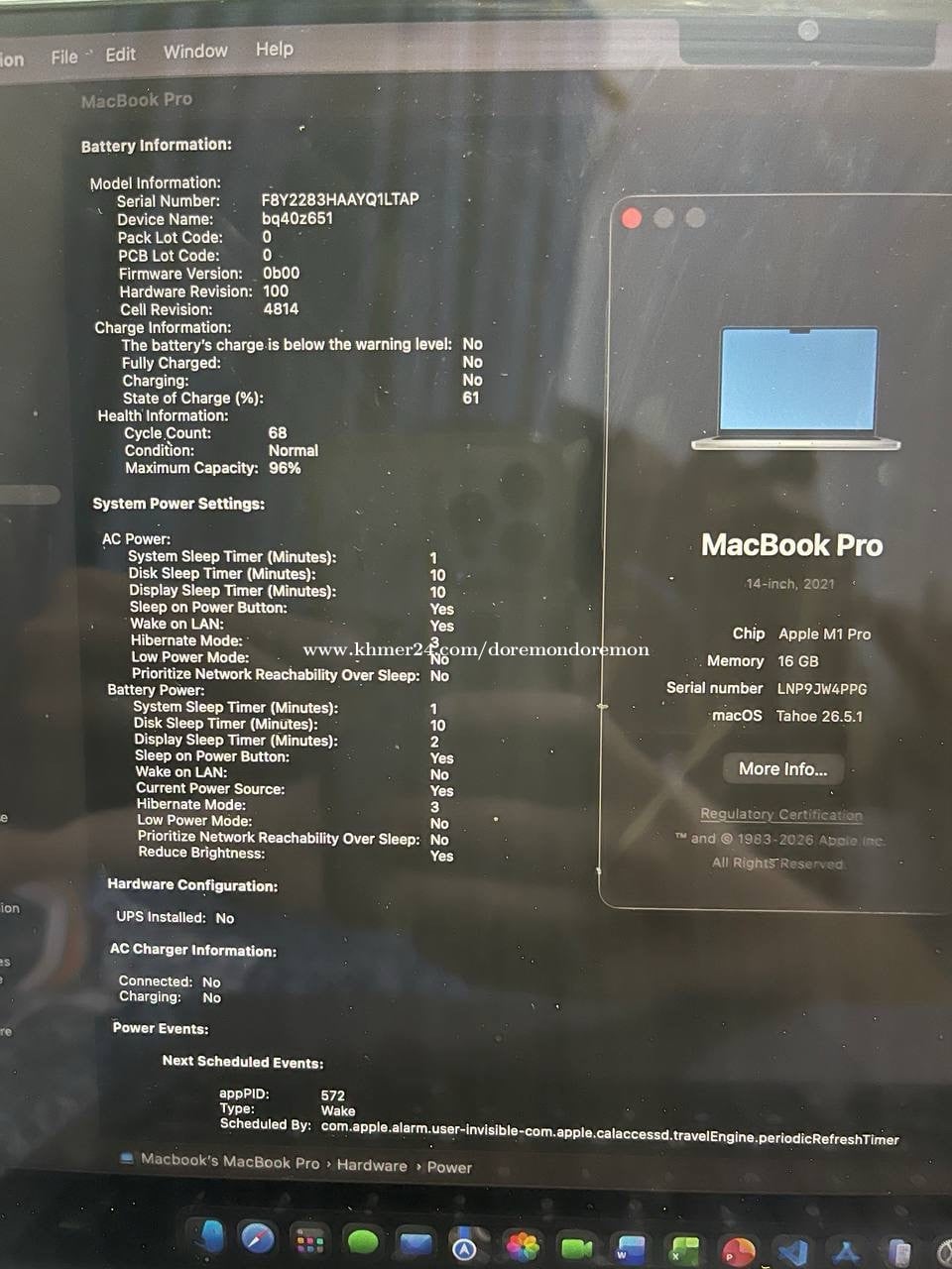 MacBook Pro M1 14” 2021