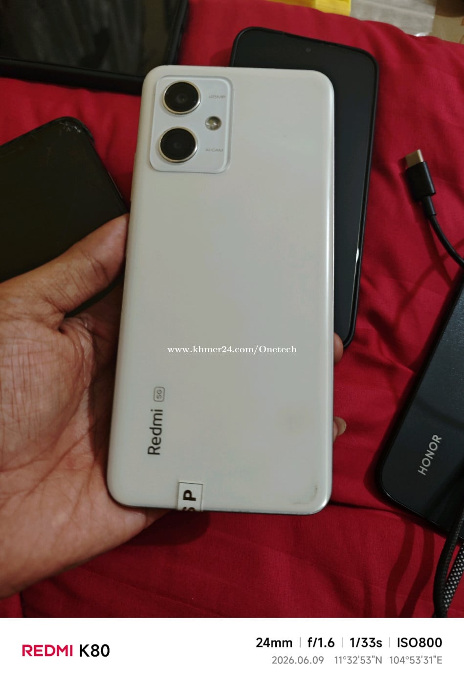 Redmi note12 5G សុំនំុ 98%