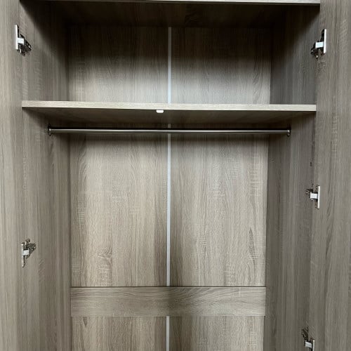 ទូខោអាវឈើ 120 x 50 x 210cm(កម្មង់ភ្លាមដឹកភ្លាម)