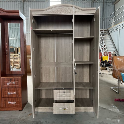 ទូខោអាវឈើ 120 x 50 x 210cm(កម្មង់ភ្លាមដឹកភ្លាម)
