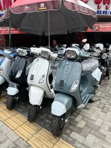តម្លៃពិសេស 2850$ Vespas 2026 គ្រប់ពណ៍ ចង់រំលស់ក៏បាន