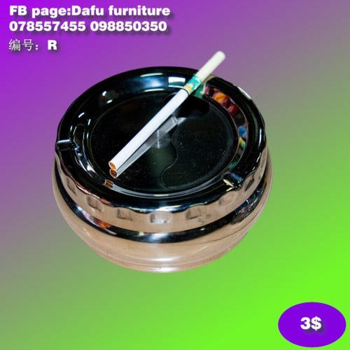 ចានទ្រកម្ទេចបារី Cigarette Ashtray 烟灰缸