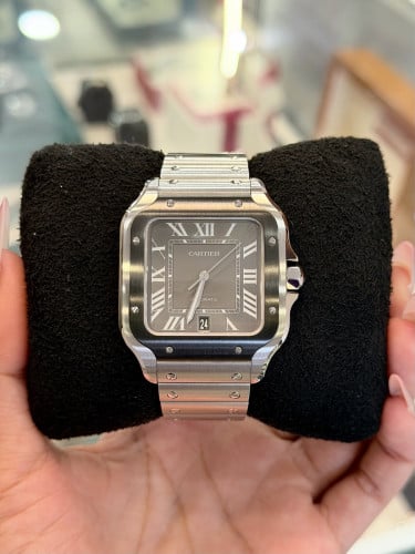 (Original) Cartier Santos 4072 Black Gray 40mm (2026)