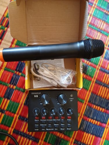 ឈុត Sound card និង មេក្រូមួយ 99% 15$
