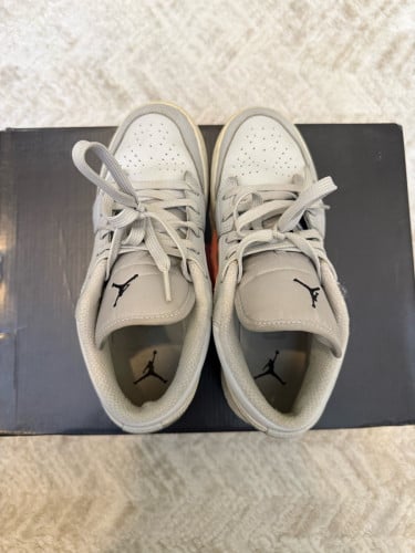 โ
ORIGINAL Air Jordan 1 Low White Camo (GS) Size 39