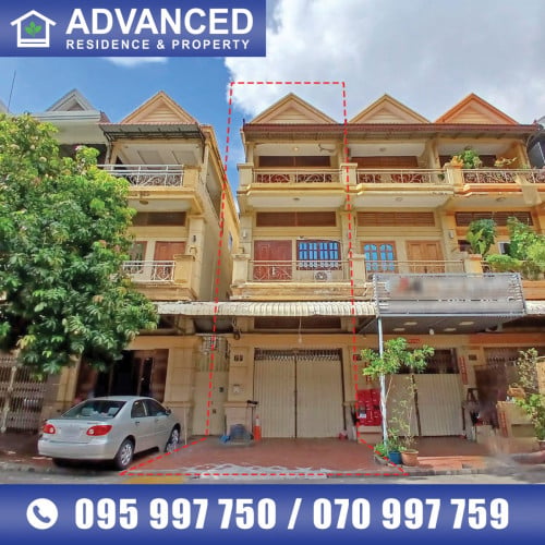 🏘 ផ្ទះល្វែង (ខាង) ក្នុងបុរី ពិភពថ្មីឈូកមាស ត្រូវការលក់បន្ទាន់ខ្លាំង