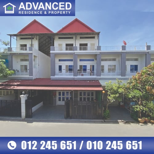 🏘 ផ្ទះល្វែង ក្នុងបុរី ពិភពថ្មីចំការដូង3 ត្រូវការលក់បន្ទាន់ខ្លាំង (កូដ: A06-054808)